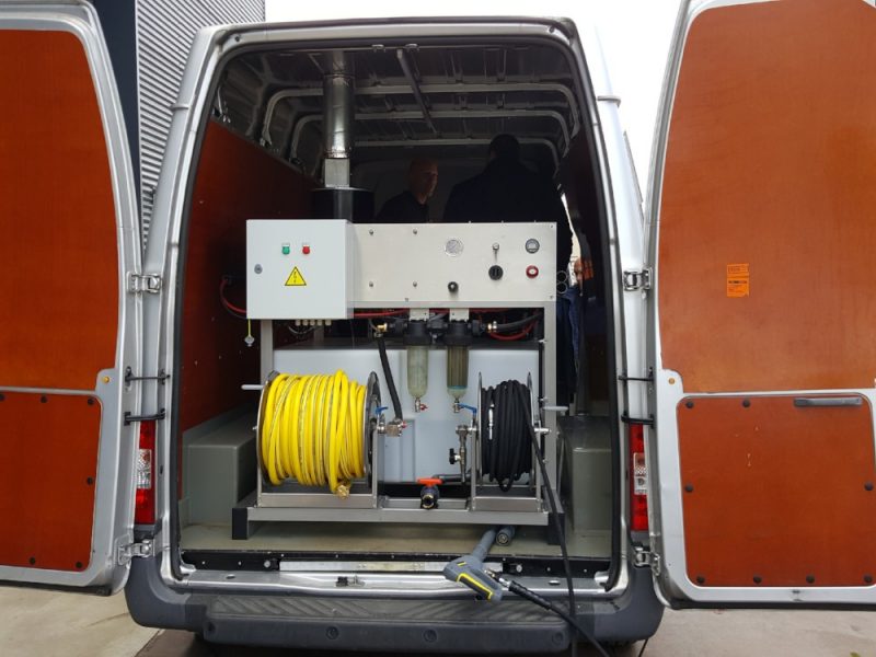 Accu aangedreven hogedrukreiniger Accu aangedreven hogedrukreiniger