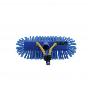 Kozijn hoekborstel/ zijharen gespleten blauw